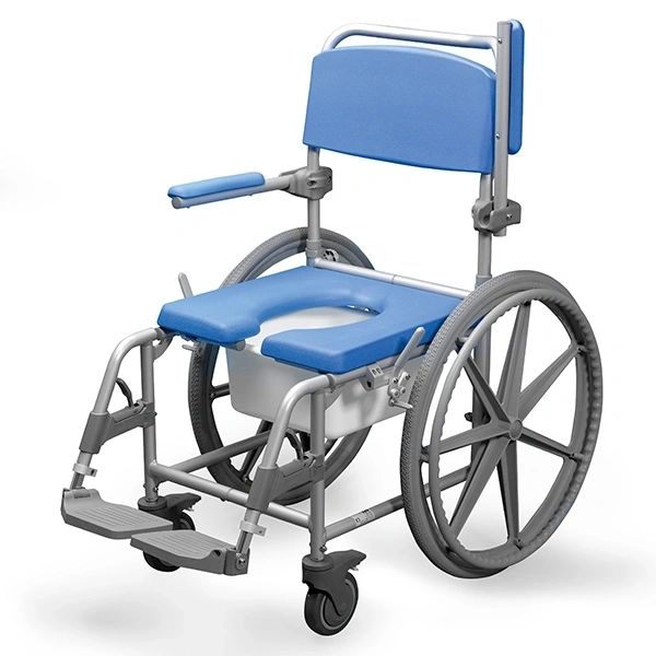 Homecraft Atlantic Wave Deluxe Shower Commode Self-Propelled