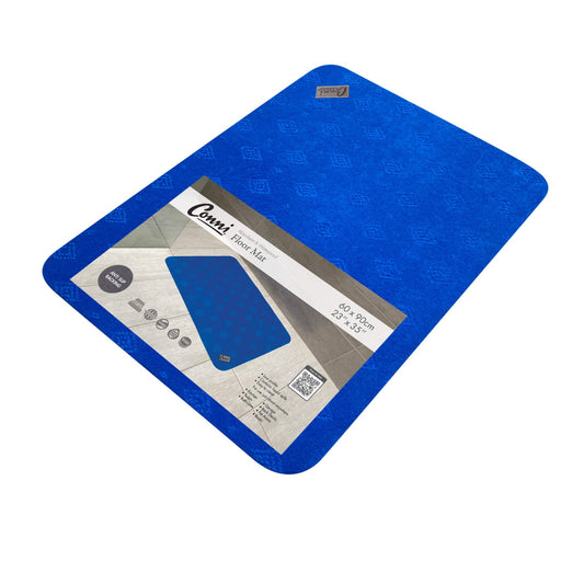 Conni - Anti Slip Floor Mat - Classic 60cm x 90cm - Royal Blue