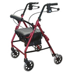 Walker - Days 102 Rollator, 6" Wheels, Red