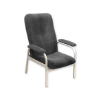 Chair High Back - Atama BC1 Day Chair, Charcoal Fabric