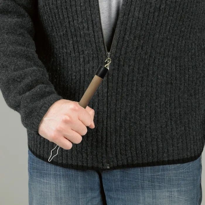 Button Hook Zipper Combination
