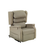 Configura Comfort Beige Vinyl Lift Chair (Twin Motor) - Medium