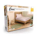 Conni - Premium Waterproof Mattress Protector - With Micro-Plush Technology, White, Single
