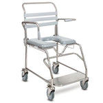 Juvo Mobile Shower Commode – Sliding Footplate