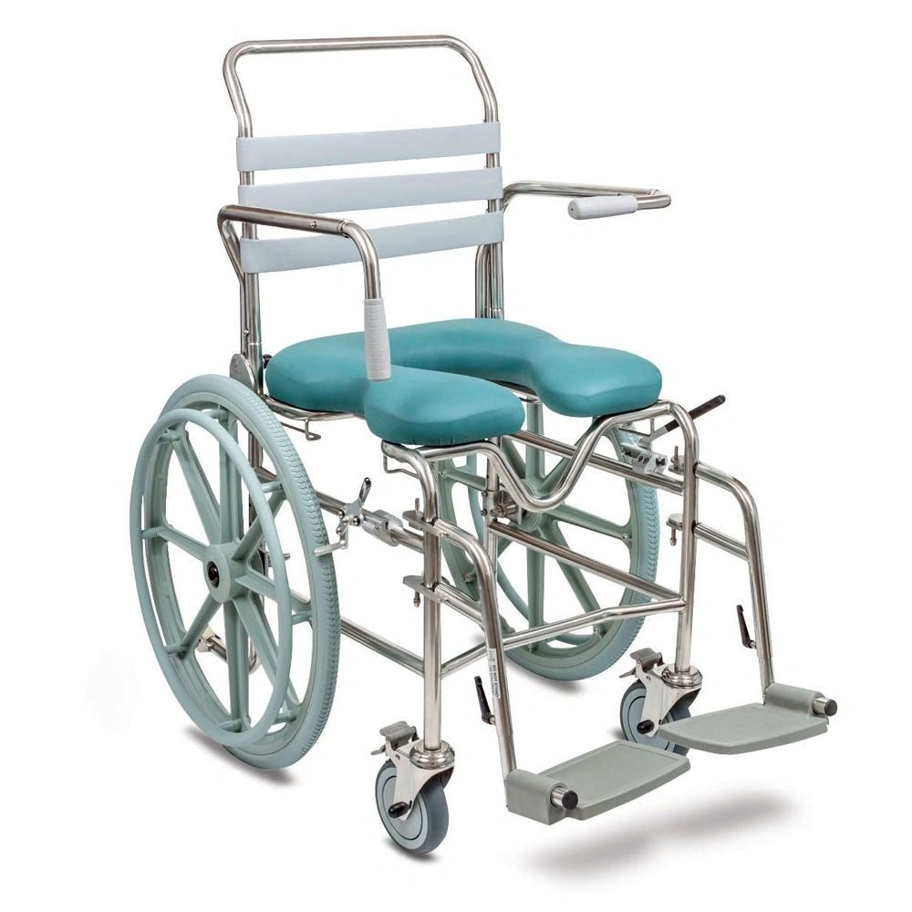Juvo Mobile Shower Commode Self Propelled – Swingaway Legrests
