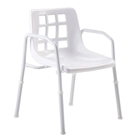 CareQuip Shower Chair, Aluminium