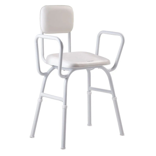 Care Quip Shower Stool, Aluminium