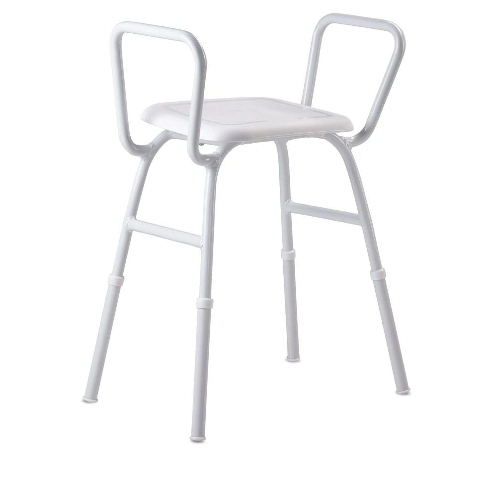 Care Quip Shower Stool, Aluminium