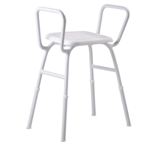 Care Quip Shower Stool, Aluminium
