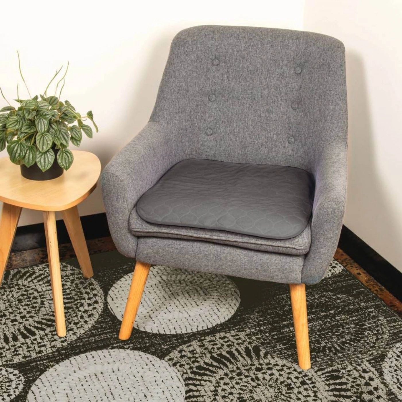 Conni Chair Pad, Small, Charcoal