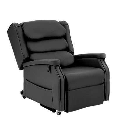 Configura Black Vinyl Lift Chair, Dual Motor