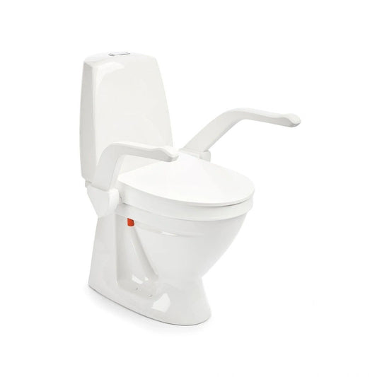 Etac My-Loo Toilet Seat Raiser with Armrests, 6cm seat height