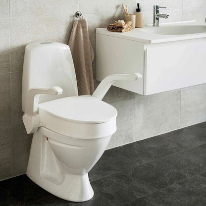 Etac My-Loo Toilet Seat Raiser with Armrests, 10cm seat height